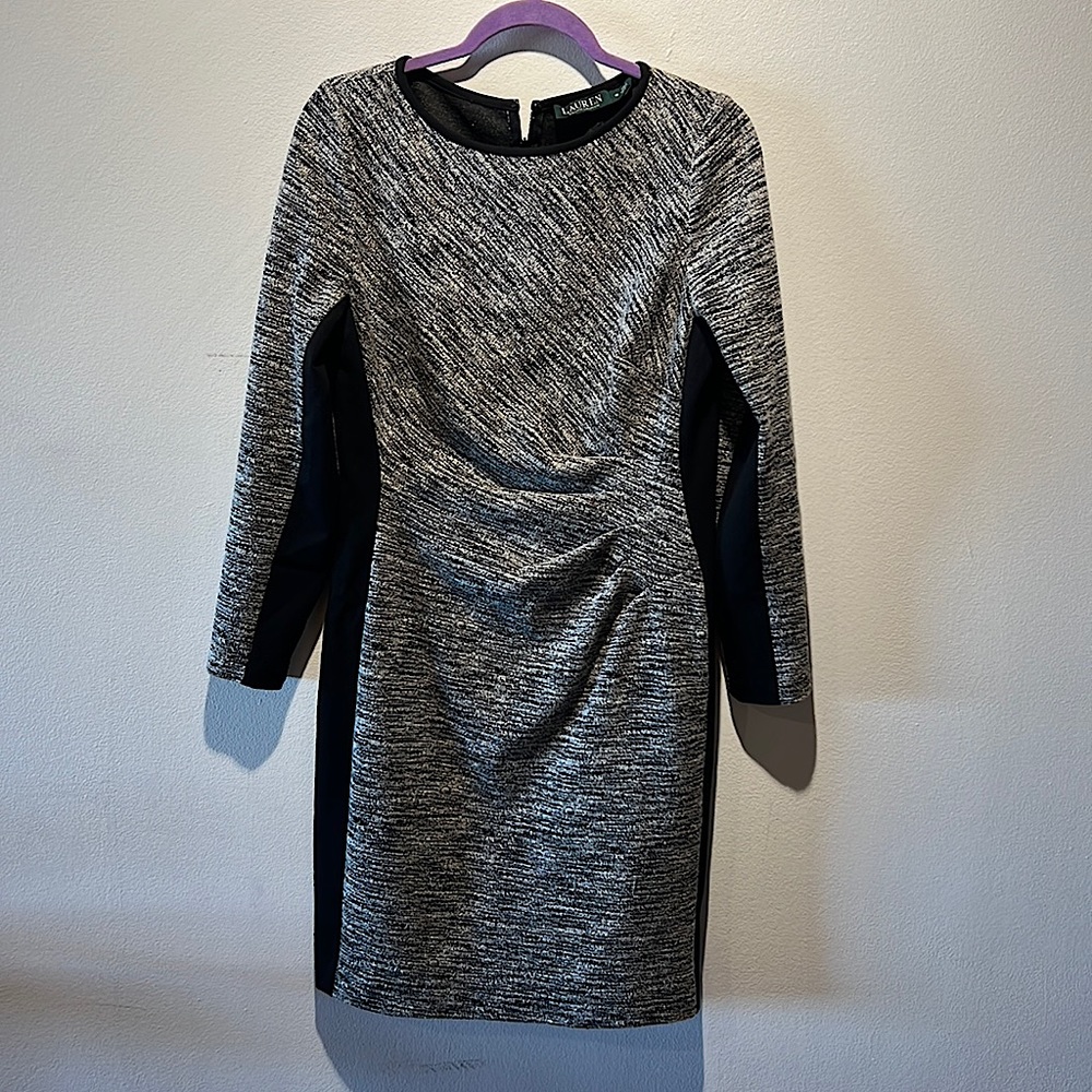 Ralph Lauren long sleeve dress, black size 10